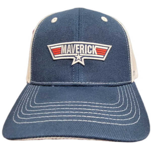 KIDS Maverick Trucker Hat (navy/white) – Annapolis Gear