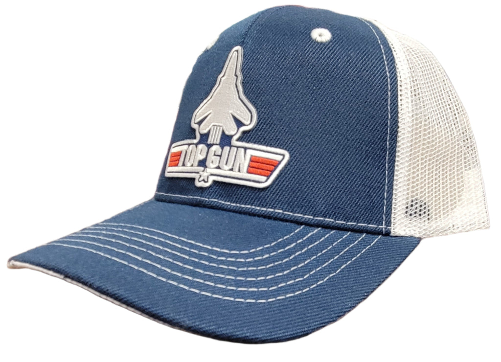 KIDS Top Gun Trucker Hat (navy/white)