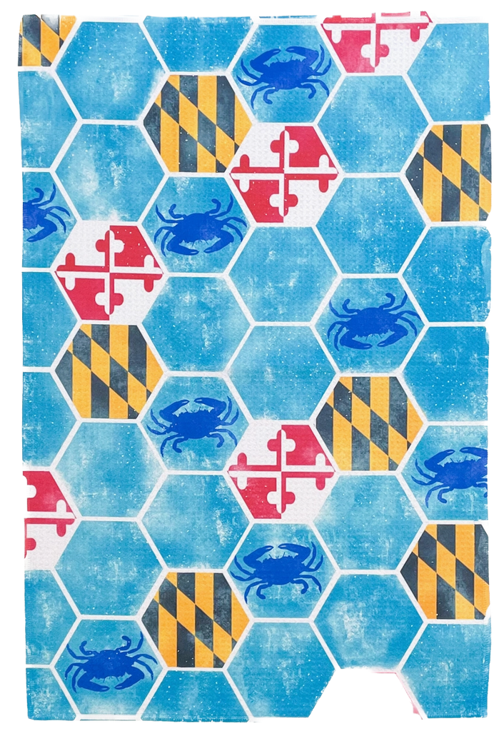 Maryland Honeycomb Patterned Waffle Kitchen Dish Towel