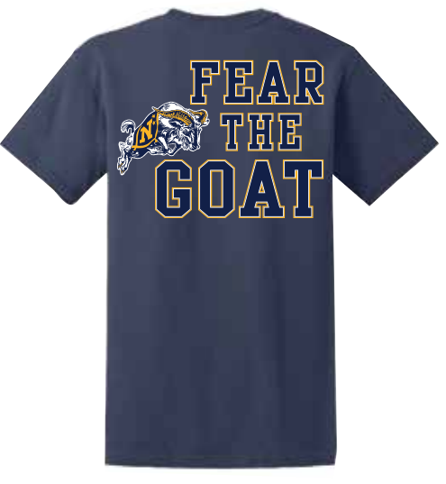 USNA Fear The Goat T-Shirt (Navy)