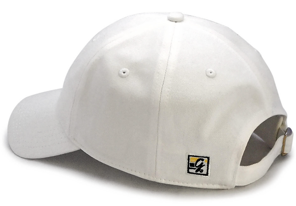 USNA US Flag N-Star "RELAXED TWILL" Hat (white)