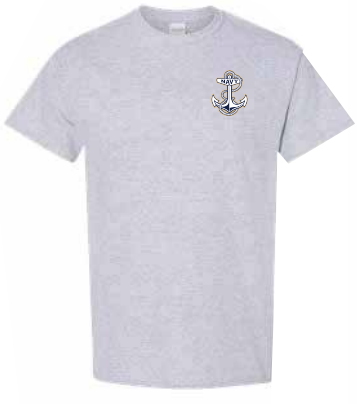 USNA Anchor T-Shirt (grey)
