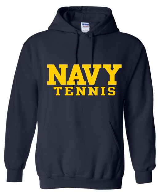 BLOCK NAVY Tennis Hoody (grey)