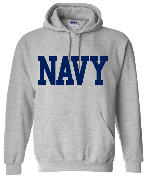 BLOCK NAVY Tennis Hoody (grey)