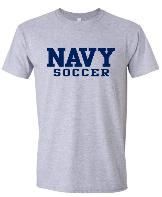 Block NAVY Soccer T-Shirt (grey)