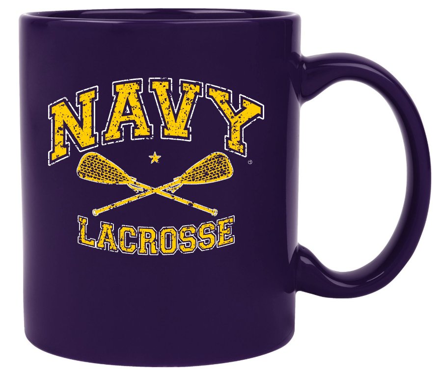 NAVY Lacrosse Mug