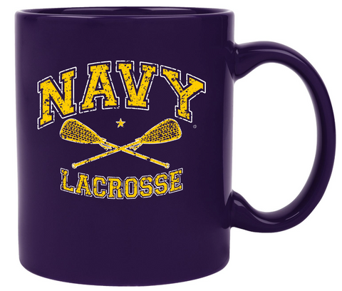 NAVY Lacrosse Mug