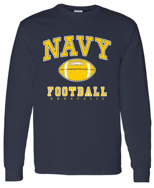 NAVY FOOTBALL Long Sleeve (navy)