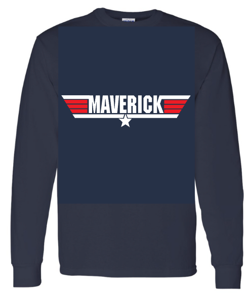 TOP GUN Maverick Long Sleeve T-Shirt (navy)