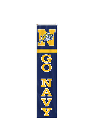 GO NAVY JUMPING GOAT Infinity Banner (20"x 84")