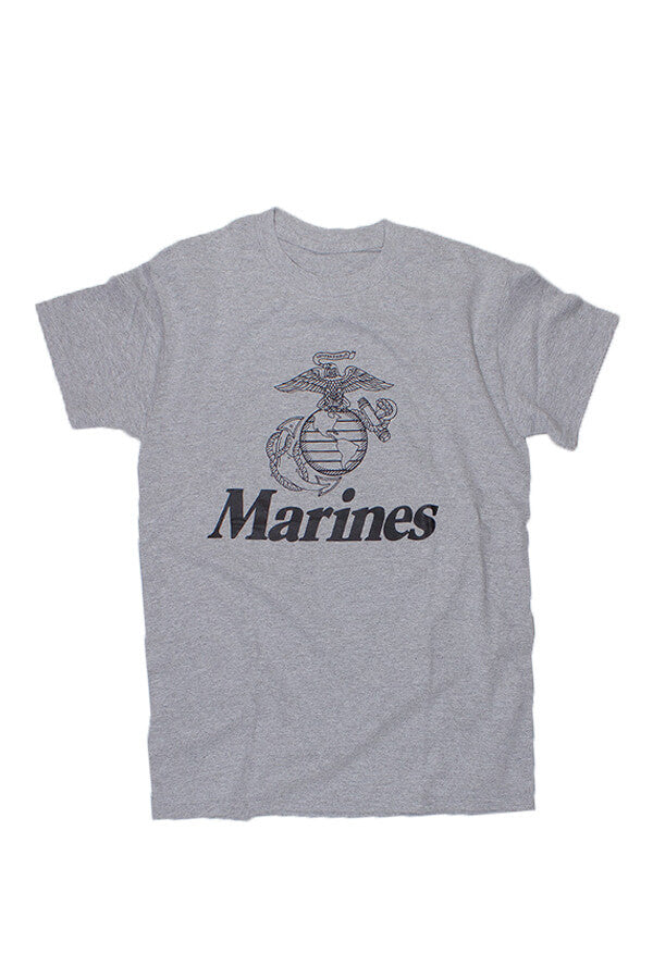 U.S. MARINES Globe & Anchor T-Shirt (grey) - Annapolis Gear