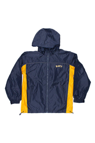 NAVY Windbreaker Jacket (navy/gold) - Annapolis Gear