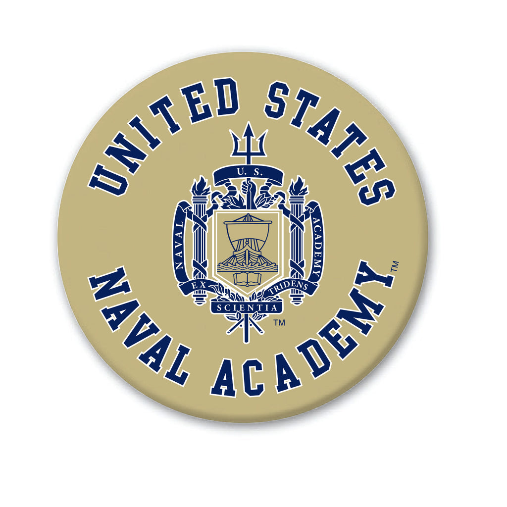 USNA Crest Fridge Magnet (2.5")