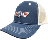 KIDS Goose Trucker Hat (navy/white)