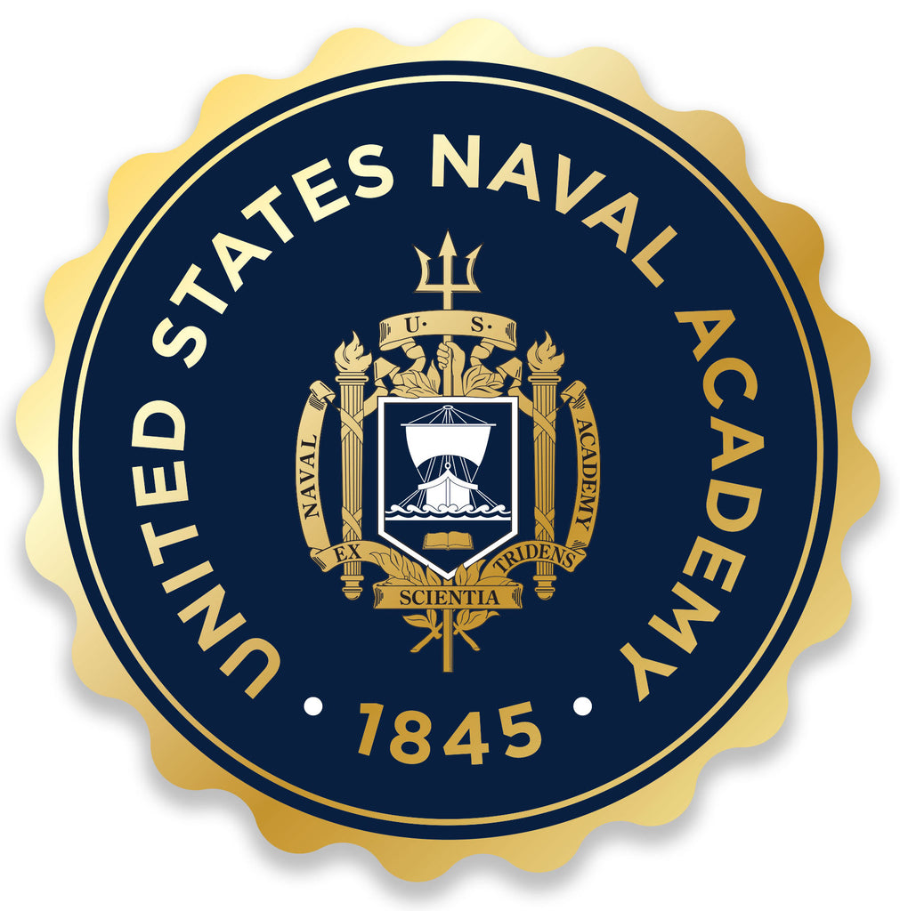 USNA Crest Lapel Pin (gold)