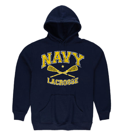 NAVY LACROSSE Hooded Sweatshirt (navy)