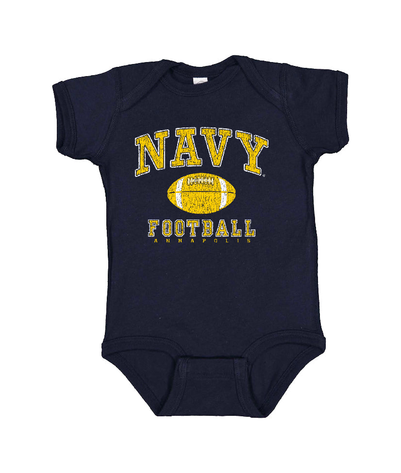 NAVY FOOTBALL Onesie (navy)