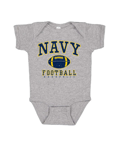 NAVY FOOTBALL Onesie (grey)