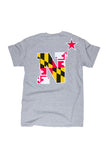 USNA MD Flag N-Star T-Shirt