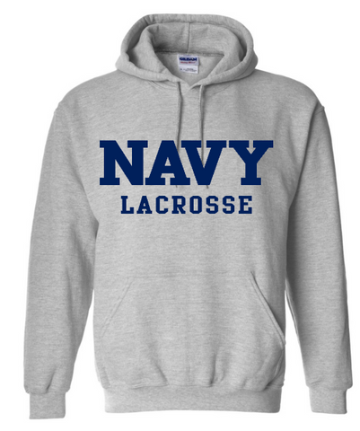 BLOCK NAVY Lacrosse Hoody (grey)