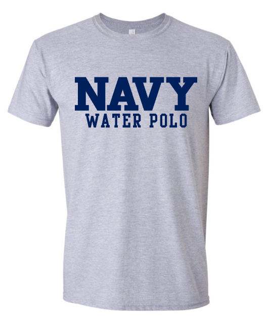 Block NAVY Water Polo T-Shirt (grey) – Annapolis Gear