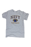 KIDS NAVY Football Distressed T-Shirt