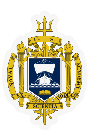 USNA Crest Car Magnet