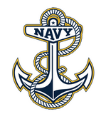 USNA Anchor Car Magnet