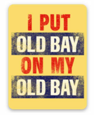 OLD BAY® OB On OB Sticker (2"x2")