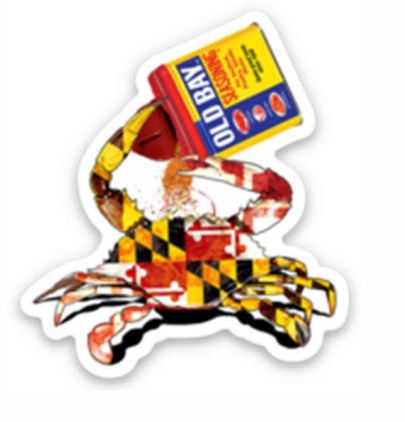 OLD BAY® Open Can Sticker (2"x2")