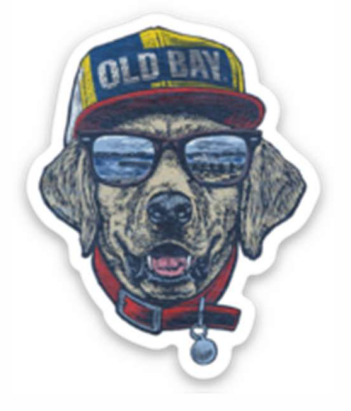 OLD BAY® Shady Lab Sticker (2"x2")