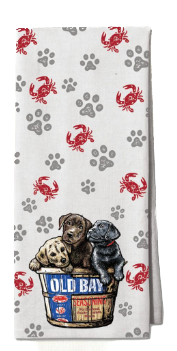 OLD BAY® Puppy Kitchen Towel