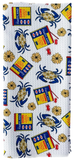 Maryland Seasoning Patterned Waffle Kitchen Dish Towel