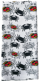 Maryland B&W Crab Patterned Waffle Kitchen Dish Towel