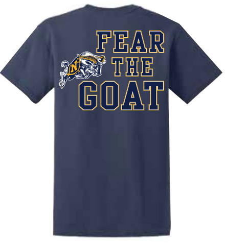 USNA Fear The Goat T-Shirt (Navy)