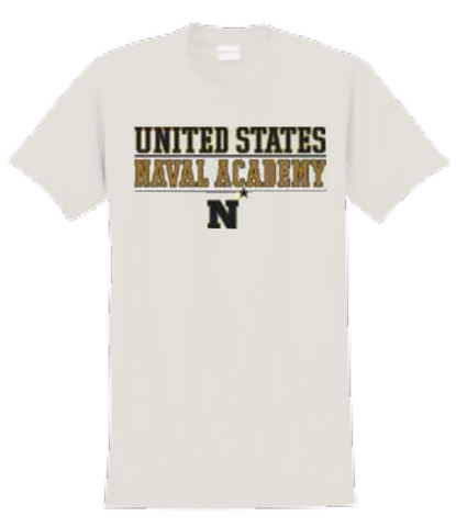 USNA N-Star T-Shirt (white)