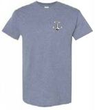 USNA Anchor T-Shirt (heather navy)