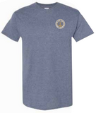 USNA Circle Anchor T-Shirt (heather navy)