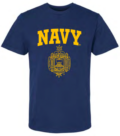 USNA Crest T-Shirt (navy)