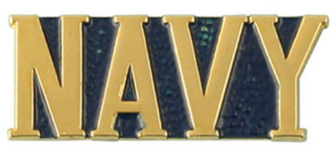 NAVY Bar Lapel Pin (1/2" x 1 1/8")