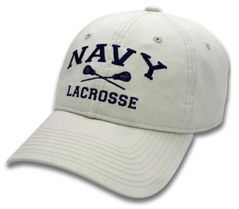 NAVY Lacrosse Hat (khaki)