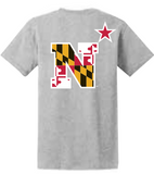 USNA MD Flag N-Star T-Shirt (grey)