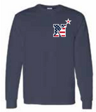 USNA USA N-Star Long Sleeve T-Shirt (navy)