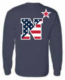 USNA USA N-Star Long Sleeve T-Shirt (navy)