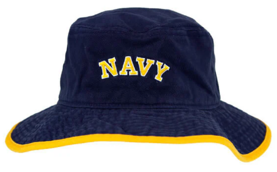 NAVY Arch Bucket Hat (navy)