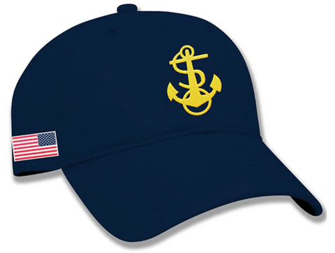 NAVY 3-D Anchor Hat (navy)