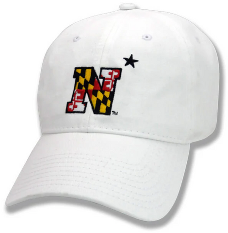 USNA MD Flag N-Star Hat (white)