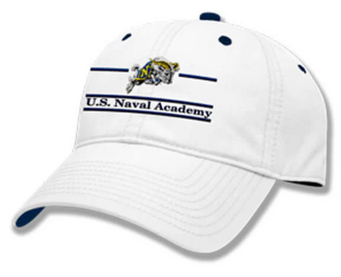 USNA Charging Goat Hat (white)