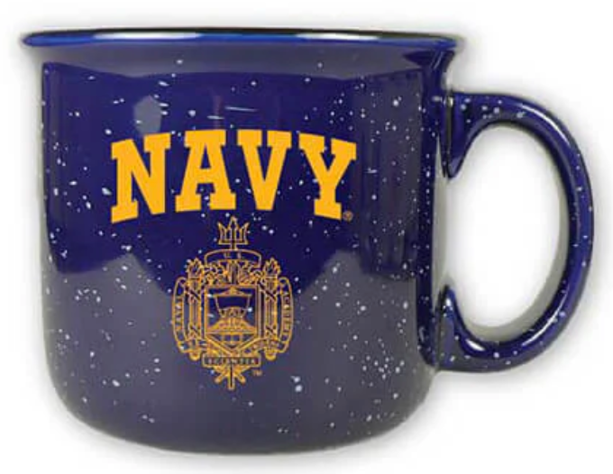 USNA Crest Camper Mug (navy)