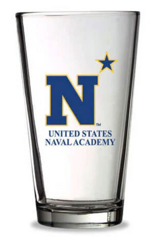 USNA N Star Pint Glass